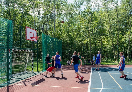 Фестиваль в Спортивном парке отдыха, посвященный Дню молодежи Московской области, Баскетбол