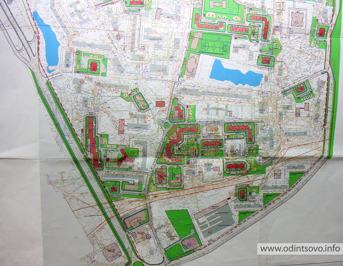 8 микрорайон одинцово карта
